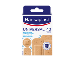 Hansaplast Universal laastari ME10 (45907) (lajitelma, 4 kokoa) 40 kpl